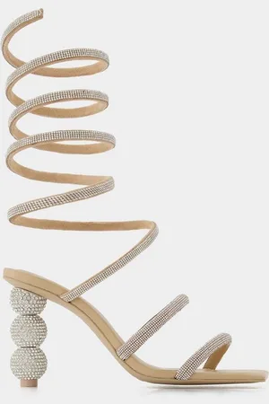 Cult Gaia Lislie sandalen - - Strass - Zand