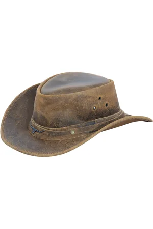 Infinity Cowboy Aussie Echt Leren Hoed Australische Bruine Western Outback Bush Hoed