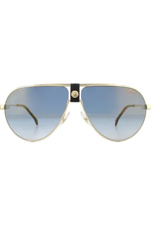 Carrera Zonnebril 1033/S 2m2 1v Zwarte Gouden Blauwe Gouden Verloop Spiegel