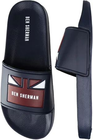 Ben Sherman Union Heren Navy Sliders