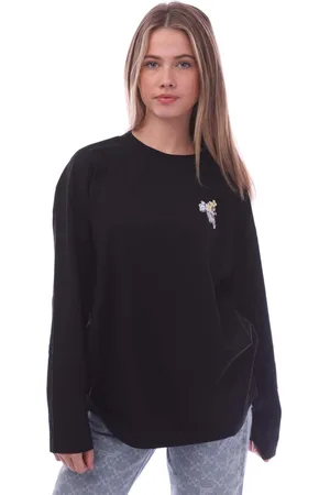 OFF-WHITE Dames Off White Flower Arrow Long Sleeve Over T-shirt in