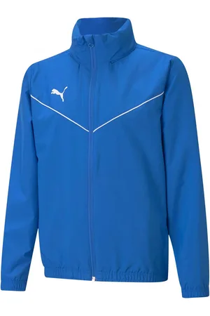 PUMA Teamrise All Weather Jkt Jr Lichtblauwe Jas