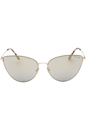 Tom Ford FT1005 28B Anais-02 glanzende ros�gouden zonnebril