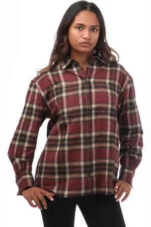 Timberland Dames Flannel Overhemd in Port