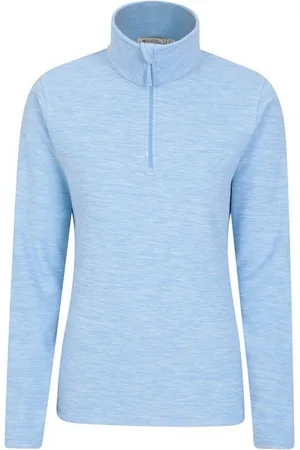 Mountain Warehouse Dames/dames Snowdon Gemêleerd Fleece Top (Maisblauw)