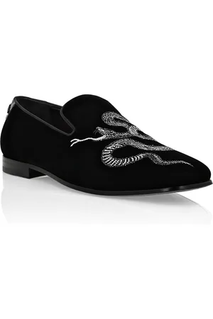Philipp Plein Loafers Snake