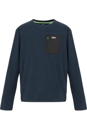 Regatta Heren Frankie Crew Neck Sweatshirt (Marine)