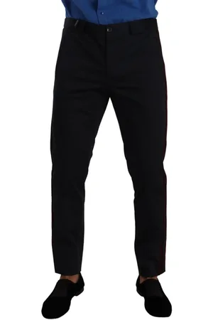 Dolce & Gabbana Bordeaux Katoenen Skinny Chino Broek