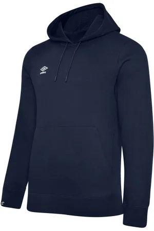 Umbro Childrens/Kids Club Vrije tijd Hoodie (Marine / Wit)