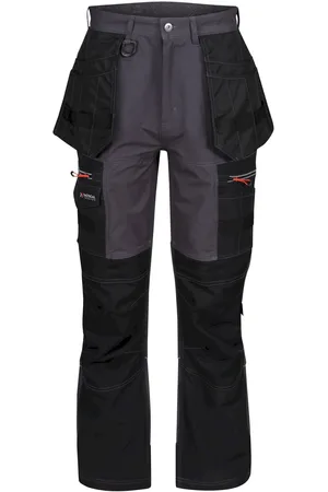 Regatta Heren Infiltrate Softshell Stretch Werkbroek (Strijkijzer/zwart)