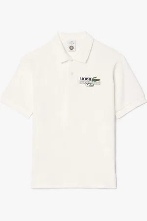 Lacoste Heren Relaxed-Fit Roland-Garros Edition Terry Poloshirt in