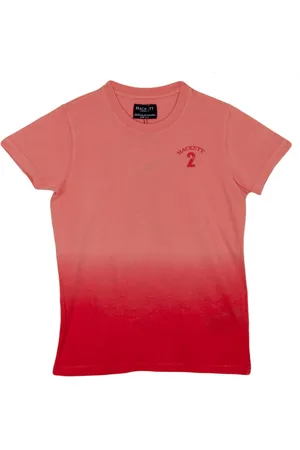Hackett Jongens-T-shirt met korte mouwen en ronde hals HK500146