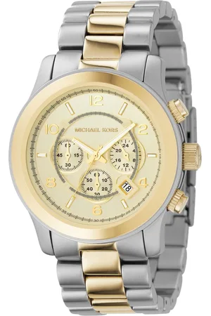 Michael Kors Herenhorloge Kwarts Zilver & Goud