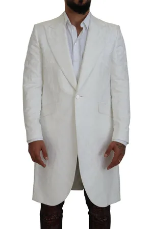 Dolce & Gabbana Trenchcoat van gebloemd brokaat
