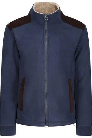Regatta Heren Faversham Full Zip Fleece Jas (Marine)