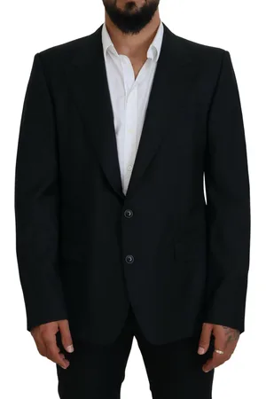 Dolce & Gabbana Donkere formele wollen blazer