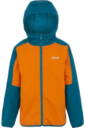 Regatta Reflecterende kinder/Kids Volcanics VIII Terrain Print Jas (Vos/Marokkaans Blauw)