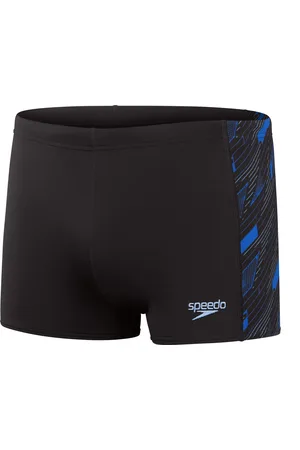Speedo Heren Hyper Boom Panel Aquashort in zwartblauw