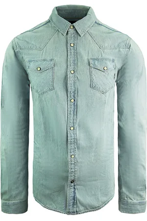 Scotch&Soda Regular Fit Heren Denim Overhemd