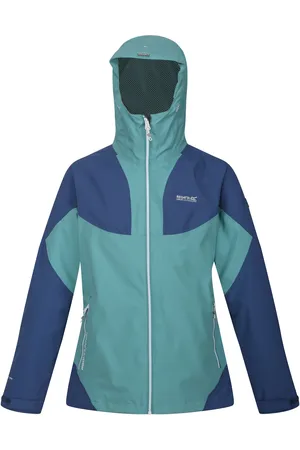 Regatta Dames/Dames Raddick Waterdichte Jas (Bristolblauw/Dusty Denim)