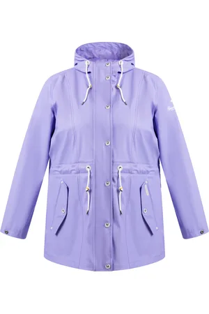 Schmuddelwedda Grote maat regenjas bridgeport Dames LILA-280