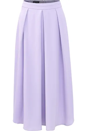 Smart & Joy Diepe plooien lange rok