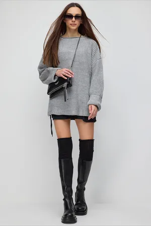 No Matter What Apparel Oversized Standaard Fit Gebreide Trui