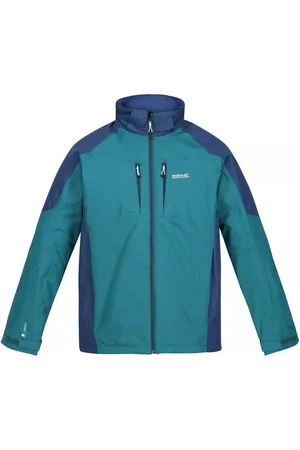 Regatta Heren Calderdale Waterdichte Jas (Pacific /Admiraal Blauw)