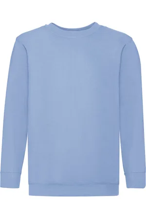 Fruit Of The Loom Childrens Unisex Set In Sleeve Sweatshirt (Hemel )