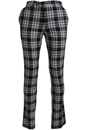Bencivenga Geruite Katoenen Casual Broek