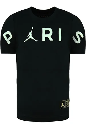 Nike Jordan x Paris Saint-Germain Header Kinderen Zwart T-shirt