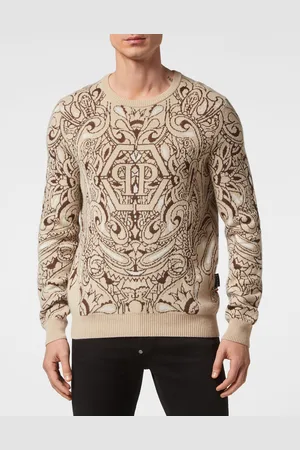 Philipp Plein Pullover Ronde Hals Paisley
