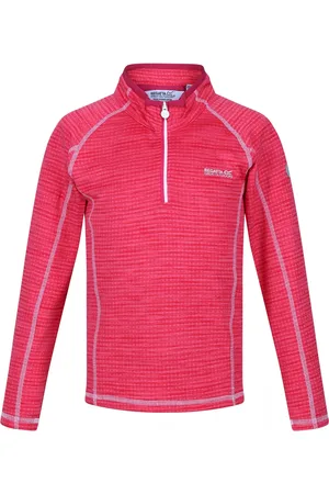 Regatta Kinderen/Kinderen Berley Half Zip Top met lange mouwen ( drankje)