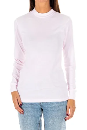 Kisses and Love T-shirt met lange mouwen en halfhoge kraag 1625-M dames