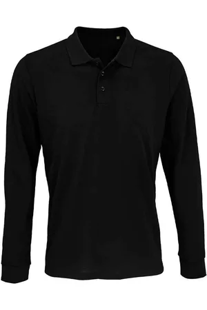 Sols Unisex Prime Pique Polo voor volwassenen met lange mouwen