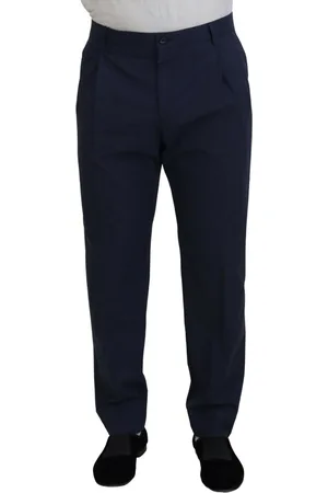 Dolce & Gabbana Donkere Katoenen Chino-formele Broek