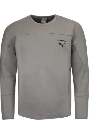 PUMA Heren Pace Crew Sweat Grijze Top 577658 38