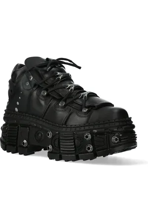 New Rock Goth leren enkellaarzen-WALL106-S25