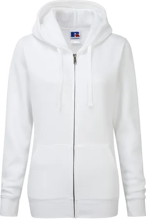 Russell Athletic Russell Dames Premium Authentieke Hoodie met rits (3-laagse stof)