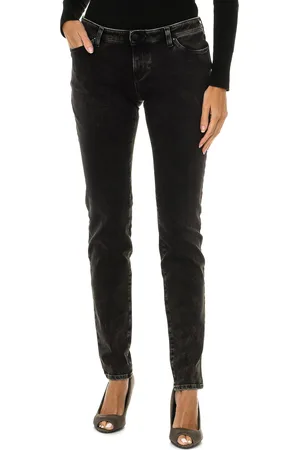 Emporio Armani Dames lange stretch denim broek 6Y5J06-5D26Z