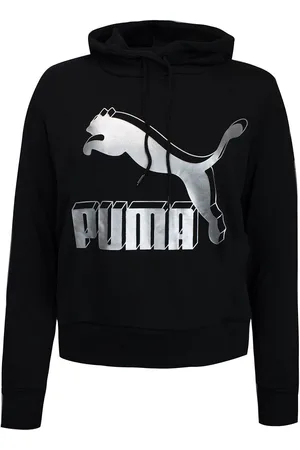PUMA Graphic Logo Pullover Lange Mouw Dames Hoodie 595915 71