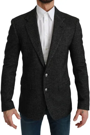 Dolce & Gabbana Geruite geruite slim fit jas blazer