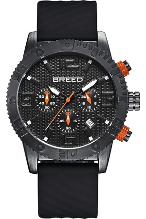 Breed Double Agent Chronograaf Horloge met Datum