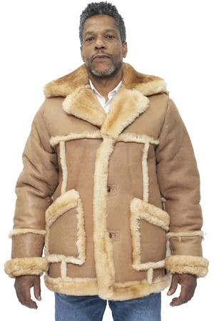Infinity Designer winterjas van schapenvacht voor heren, Zaragoza