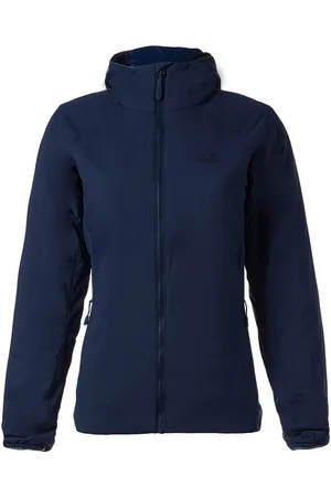 Jack Wolfskin Opouri Peak Dames Marine Jas