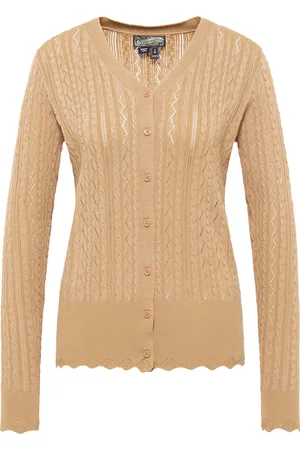 Dreimaster Vest met knopen Dames donker