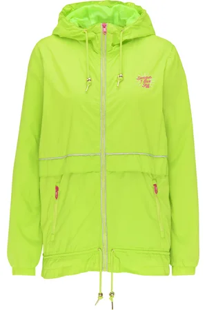 myMo Windbreaker Dames neongroen
