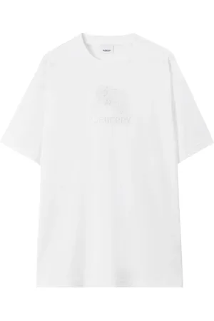 Burberry EKD Logo Geborduurd T-shirt in