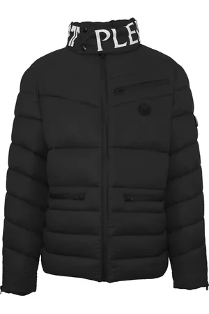 Philipp Plein Padded Bold Logo Black Jacket