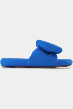 OFF-WHITE Bulky muiltjes - Off White - Leer - Zwart/Geel